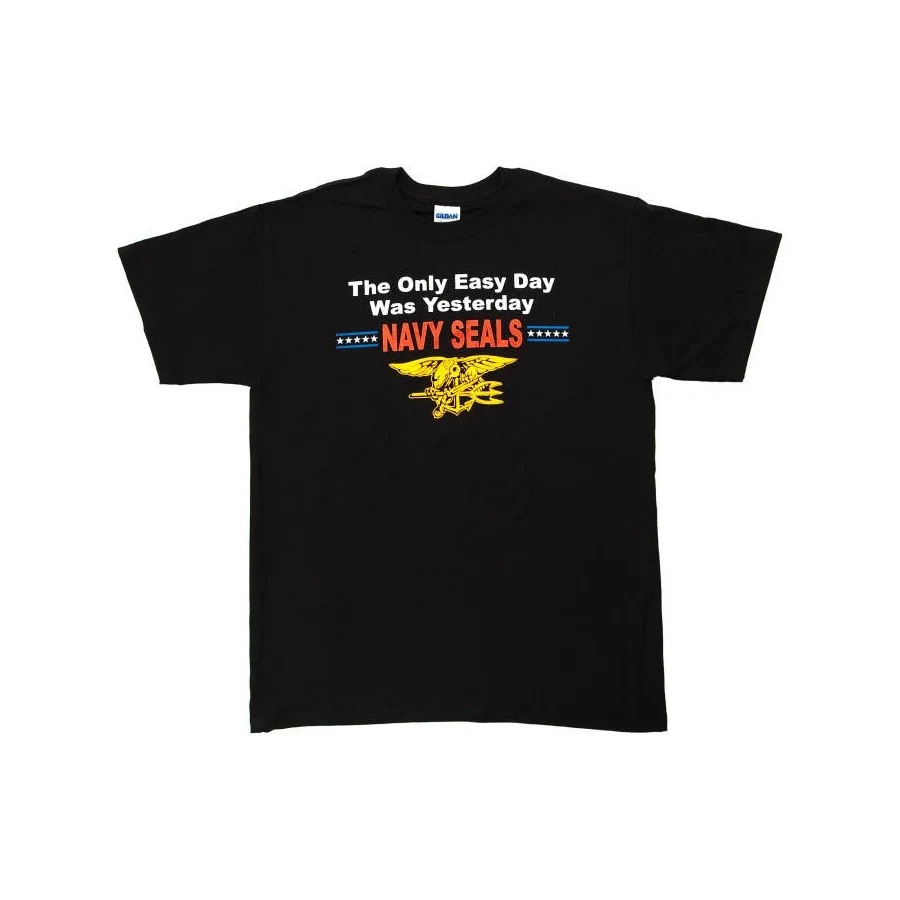 US Navy SEALs T-Shirt 'Easy Day' Black