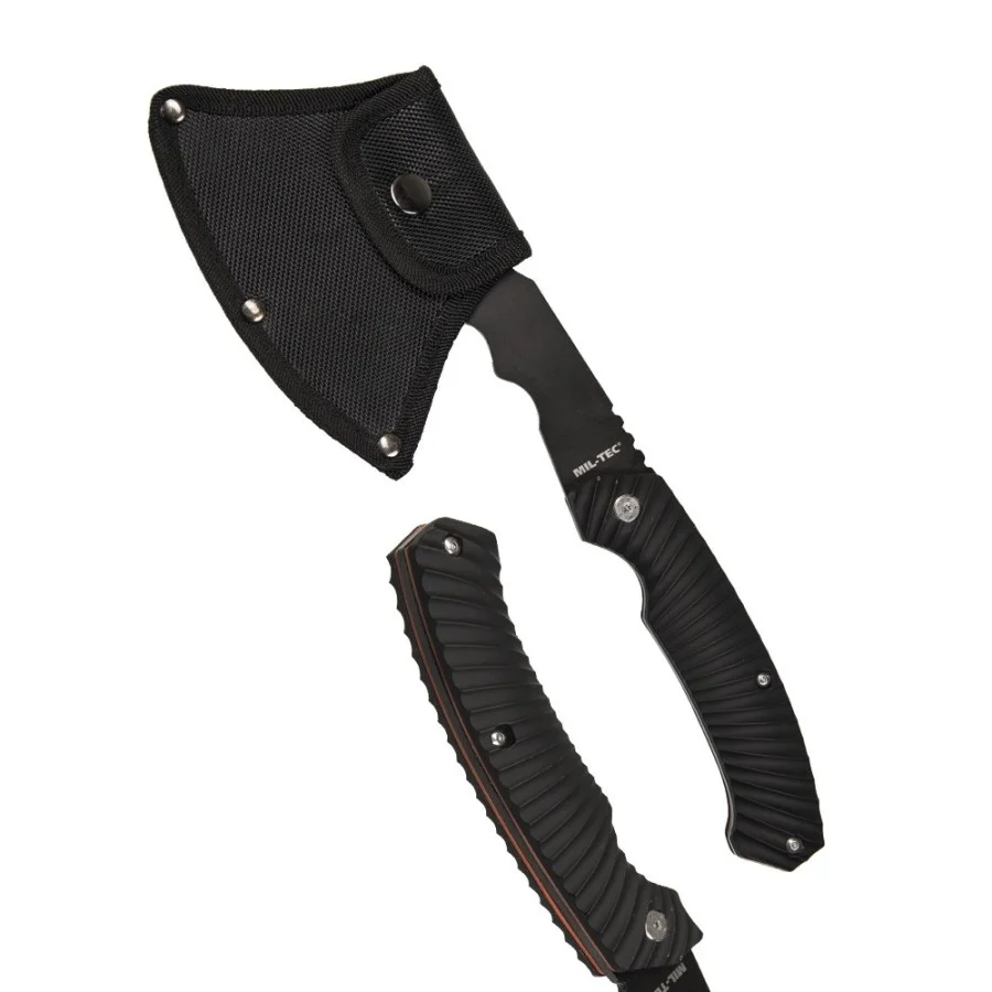 Τσεκούρι Mil-Tec "Black Axe with Tools and Pouch"