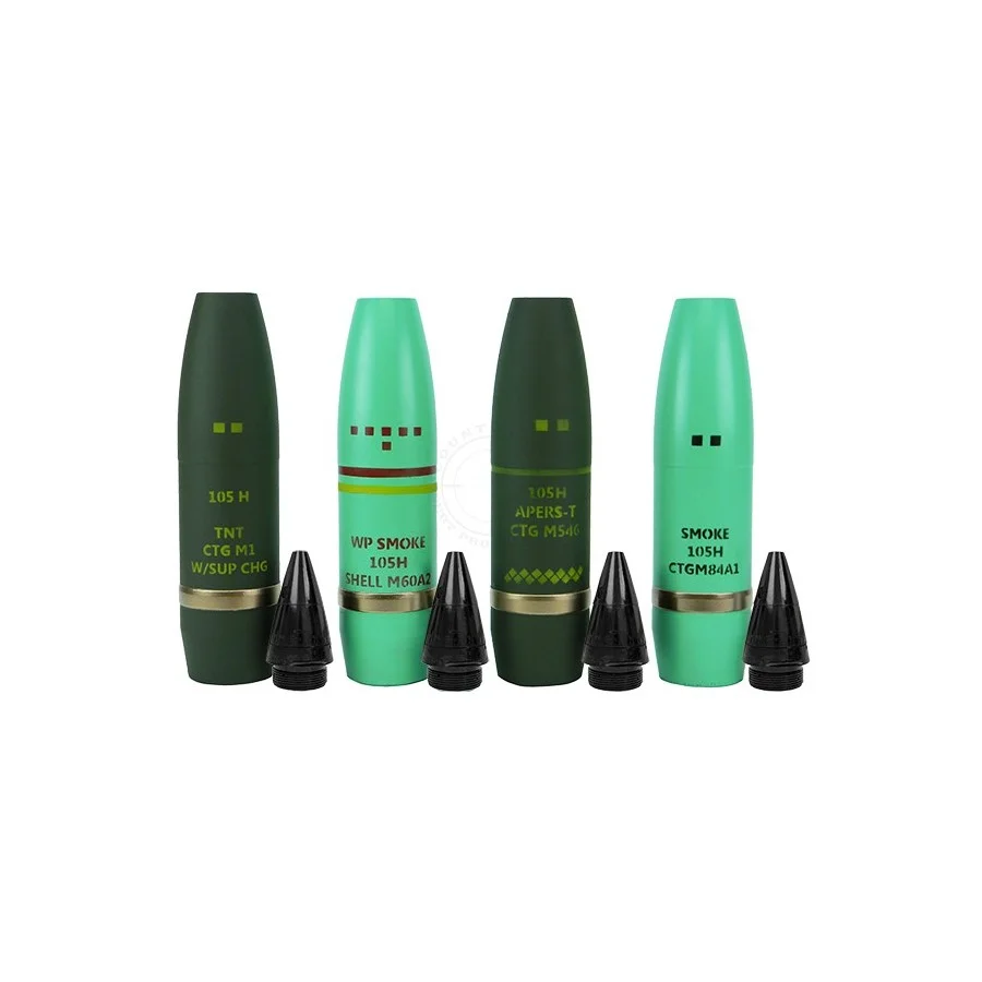 Εκπαιδευτικό Κιτ Βλημάτων 105mm NATO Artillery Projectiles W/Fuzes-Replica