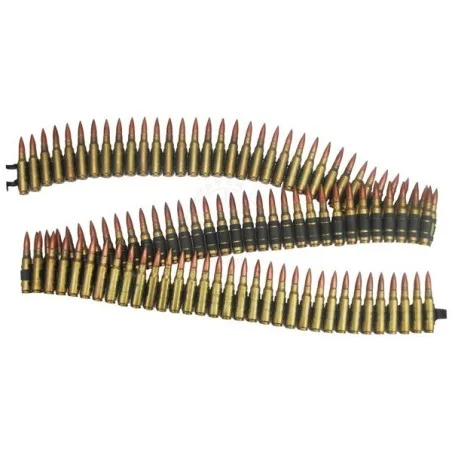 Ταινιοποιημένα Φυσίγγια Διαμετρήματος 7.62mm 100 Round Belt Inert Dummy Ammunition