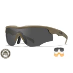 Αντιβαλλιστικά Γυαλιά Wiley X "Rogue Comm Grey/Clear/Rust Matte Tan Frame"