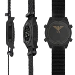 Ψηφιακό Ρολόι Tactical KHS Inceptor Black Steel Digital Watch NATO