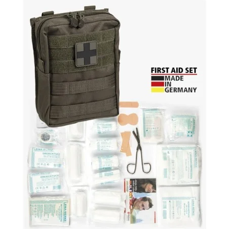 Πλήρες Κιτ Πρώτων Βοηθειών "43-Piece First Aid Set Leina" Large