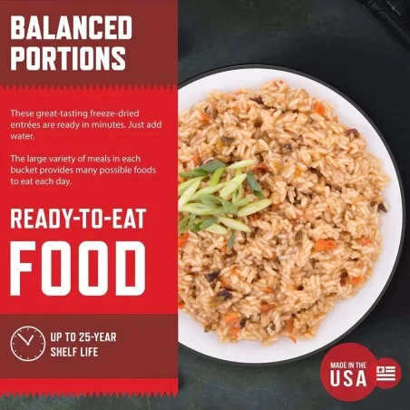 Γεύματα Εκτάκτου Ανάγκης ReadyWise Entree Variety Pack - 120 Servings