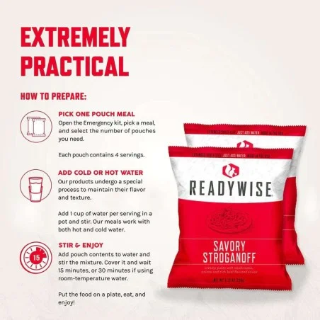 Γεύματα Εκτάκτου Ανάγκης ReadyWise Entree Variety Pack - 120 Servings