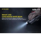 Φακός Led NITECORE NPL10 Set με Μπαταρία CR2