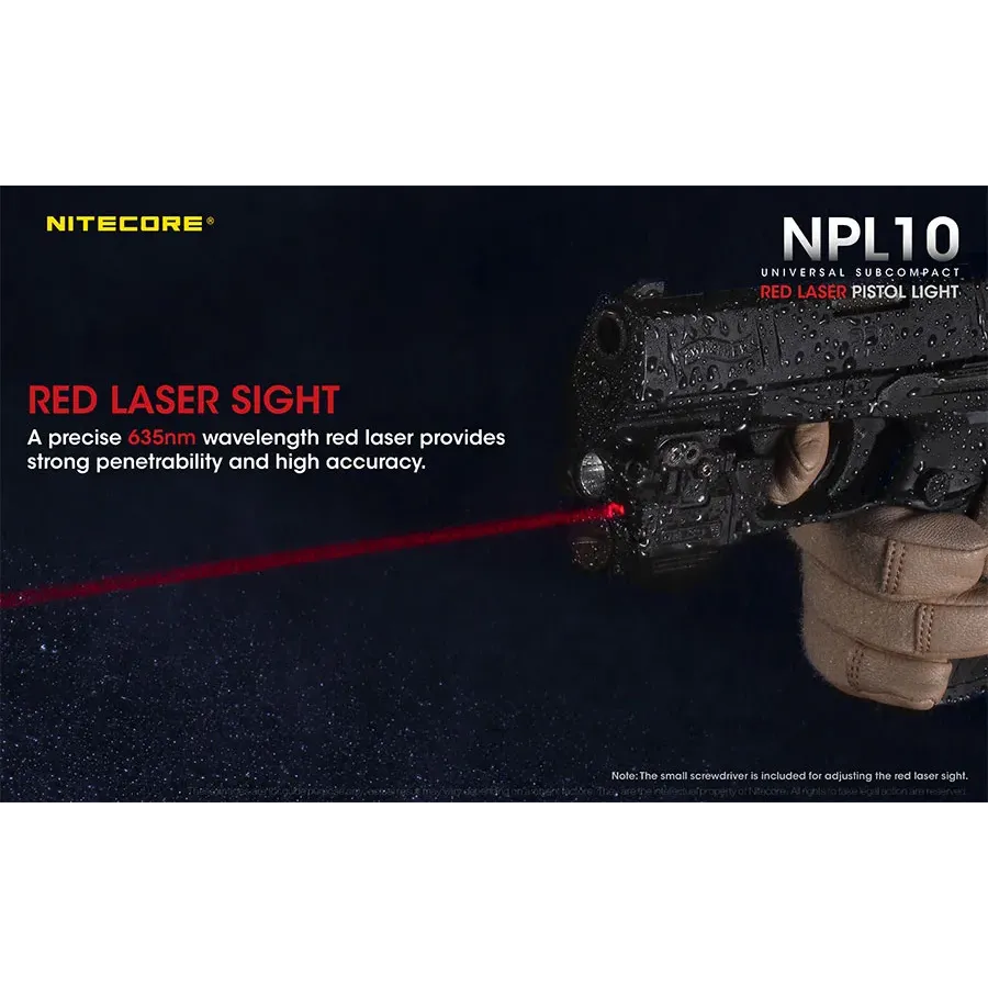 Φακός Led NITECORE NPL10 Set με Μπαταρία CR2