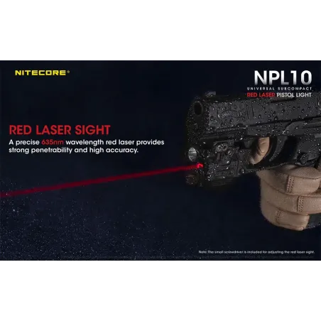 Φακός Led NITECORE NPL10 Set με Μπαταρία CR2