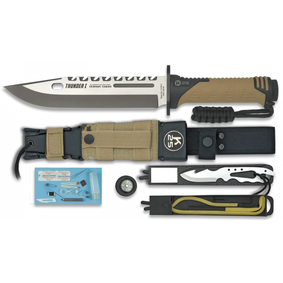 Μαχαιρι K25 Tactical Knife THUNDER I - Serie Energy Tan