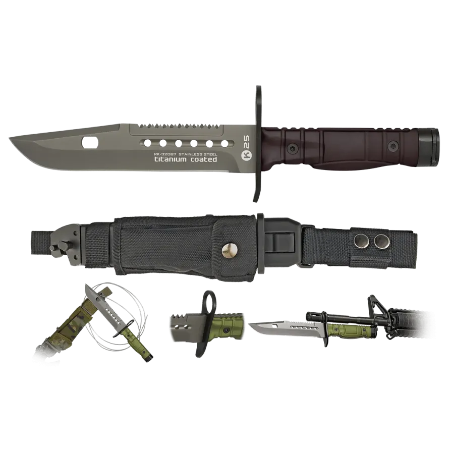 ΜΑΧΑΙΡΙ K25, BAYONET, Titanium Coated, 32067