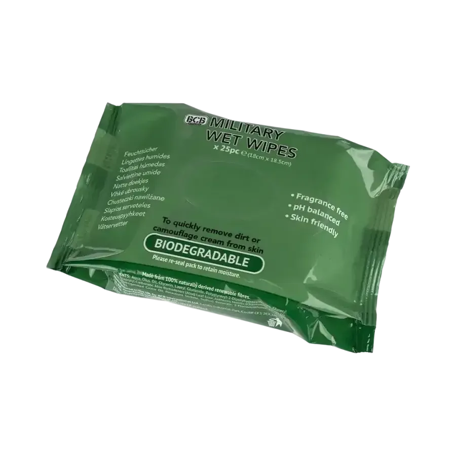 Στρατιωτικά Υγρά Μαντηλάκια Καθαρισμού BCB Military Wet Wipes