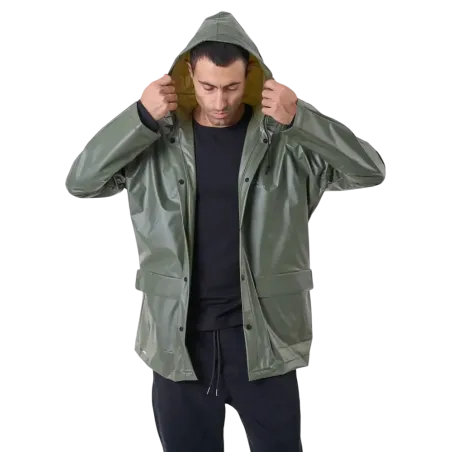 Αδιάβροχο Σακάκι με Κουκούλα Watcher Anorak Olive