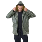 Αδιάβροχο Σακάκι με Κουκούλα Watcher Anorak Olive