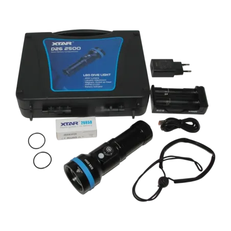 Φακός Κατάδυσης XTAR D26 2500 Lumens