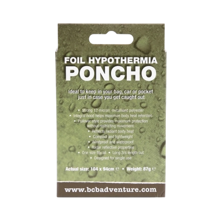 Πόντσο Επιβίωσης BCB Emergency Poncho
