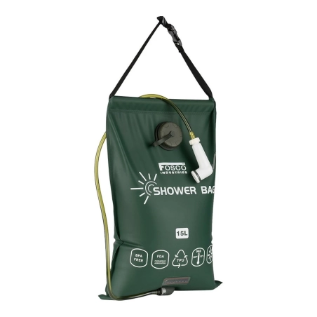 Ηλιακή Ντουζιέρα Fosco Camp Shower Bag Premium 15L TPU