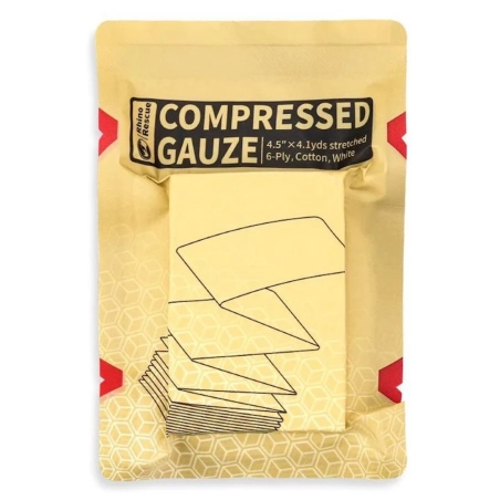 Αιμοστατική Γάζα Εμποτισμού Rhino Rescue Compressed Gauze Z-Fold