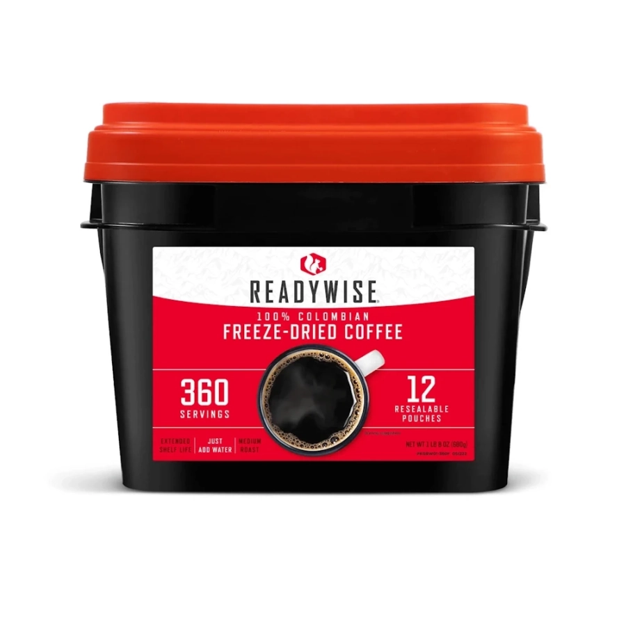 Καφές Μακράς Διάρκειας ReadyWise Coffee Bucket - 360 Servings