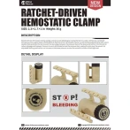 Αιμοστατικός Σφιγκτήρας Rhino Rescue Ratchet-Driven Hemostatic Clamp