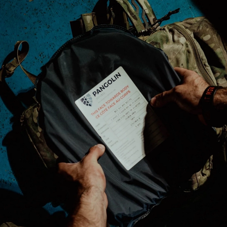 Εύκαμπτη Αντιβαλλιστική Πλάκα Pangolin NIJ III++ SS109 VPAM 7 Flexible Stand Alone