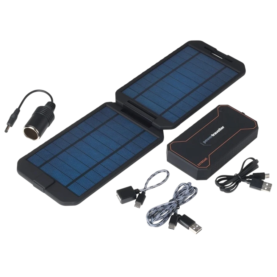 Powertraveller Extreme Solar Kit 12000 mAh