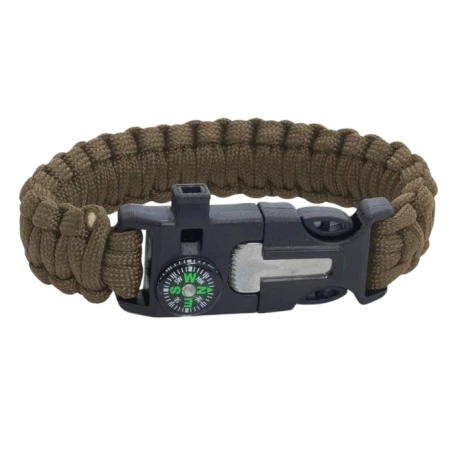Βραχιόλι Επιβίωσης Albainox Survival Paracord Bracelet