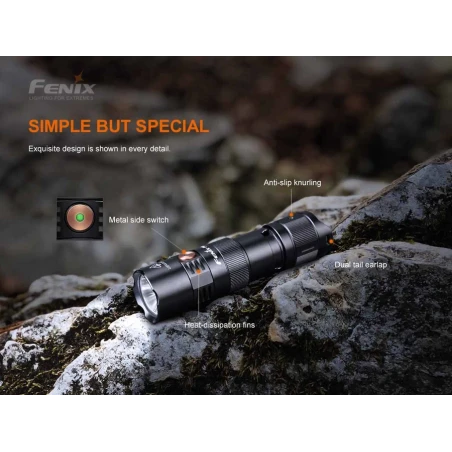 Φακός Led Fenix PD25R Επαναφορτιζόμενος με USB