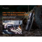 Φακός Led Fenix PD25R Επαναφορτιζόμενος με USB