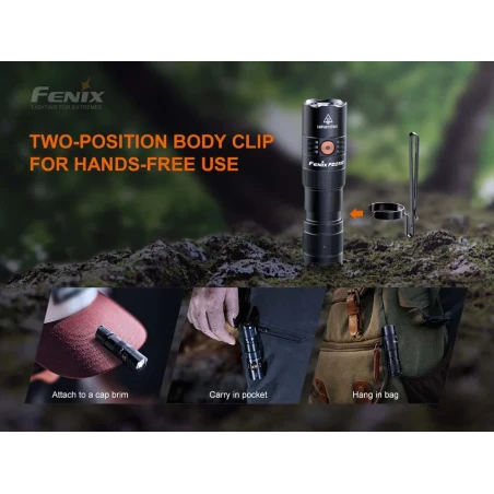Φακός Led Fenix PD25R Επαναφορτιζόμενος με USB