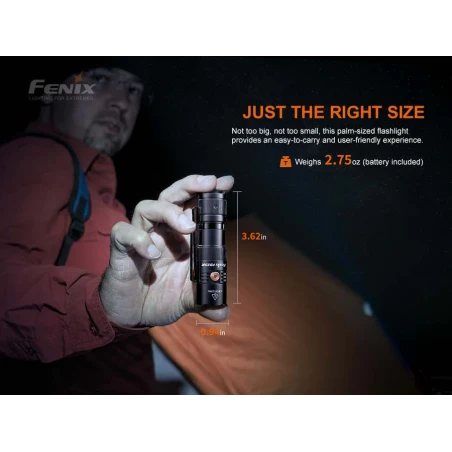 Φακός Led Fenix PD25R Επαναφορτιζόμενος με USB