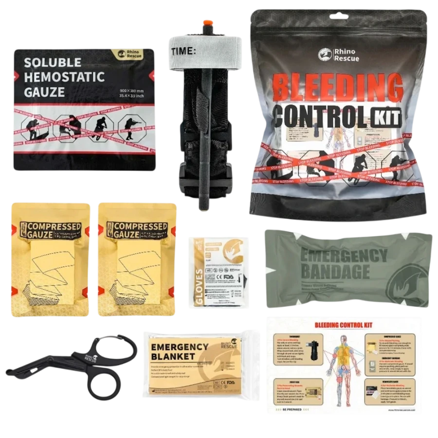 Κιτ Αντιμετώπισης Αιμορραγιών Rhino Rescue Bleeding Control Kit