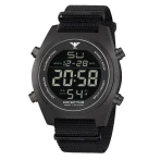 Ψηφιακό Ρολόι Tactical KHS Inceptor Black Steel Digital Watch NATO