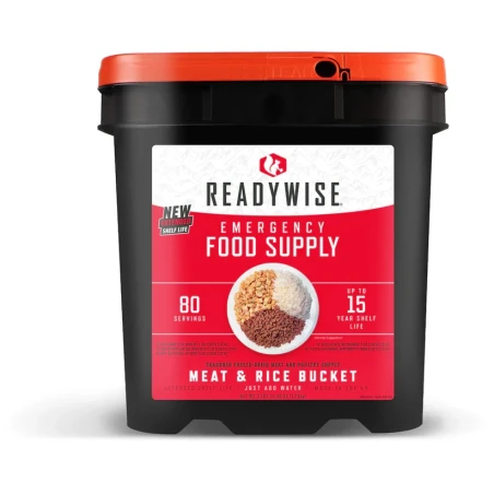 Γεύματα Εκτάκτου Ανάγκης ReadyWise Meat Bucket and Rice - 80 Servings