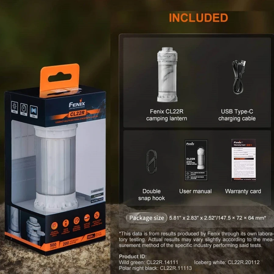 Επαναφορτιζόμενο Φανάρι Fenix CL22R USB