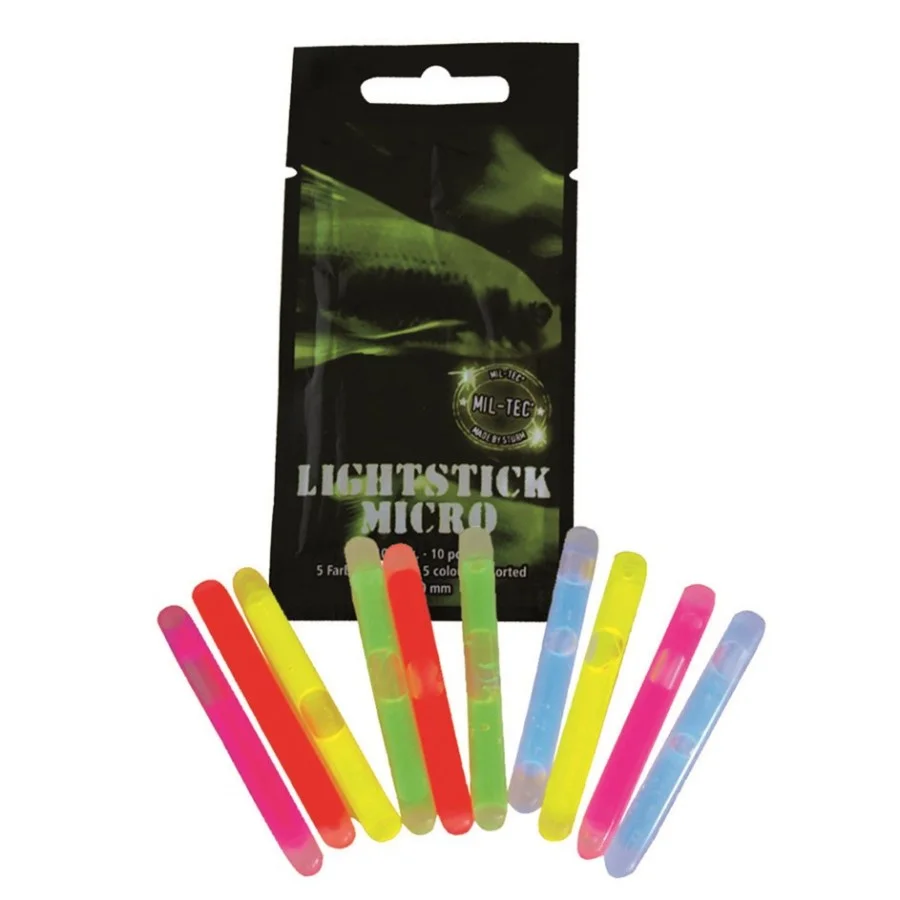 Ράβδοι Χημικού Φωτός MIL-TEC 3 Ωρών Light Stick Micro 5cm 10 τεμχ
