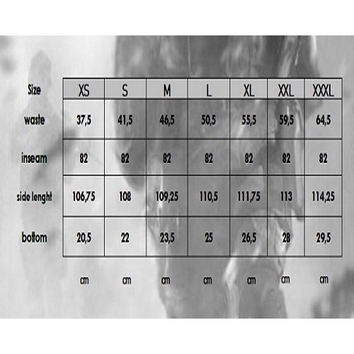 Size chart image