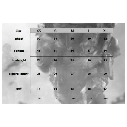 Size chart image