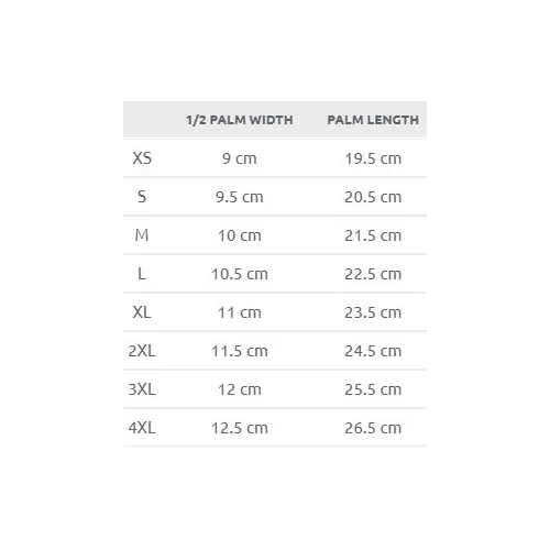 Size chart image
