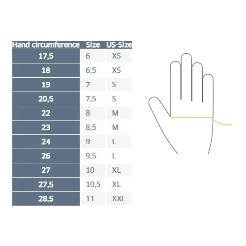 Size chart image