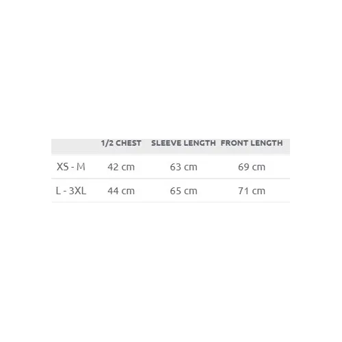 Size chart image