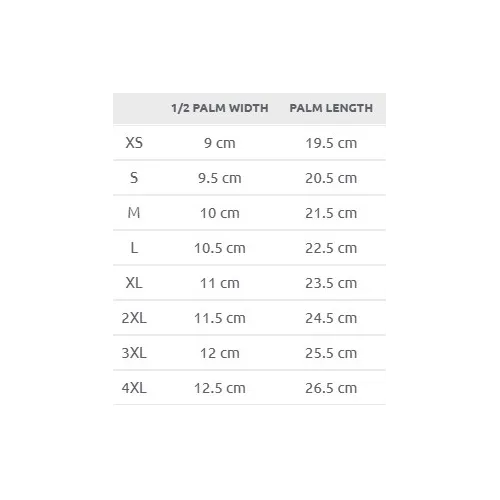 Size chart image