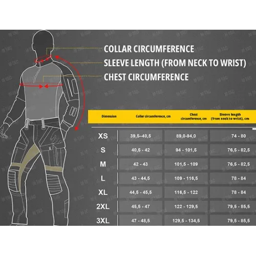 Size chart image
