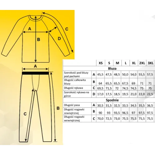 Size chart image