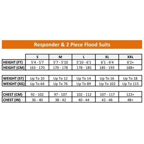 Size chart image