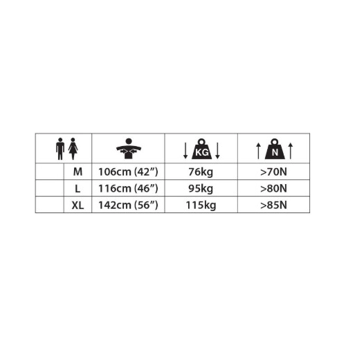 Size chart image