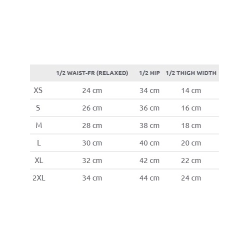 Size chart image