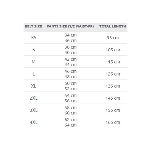 Size chart image